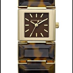 Michael Kors Tortoise Watch - Womens